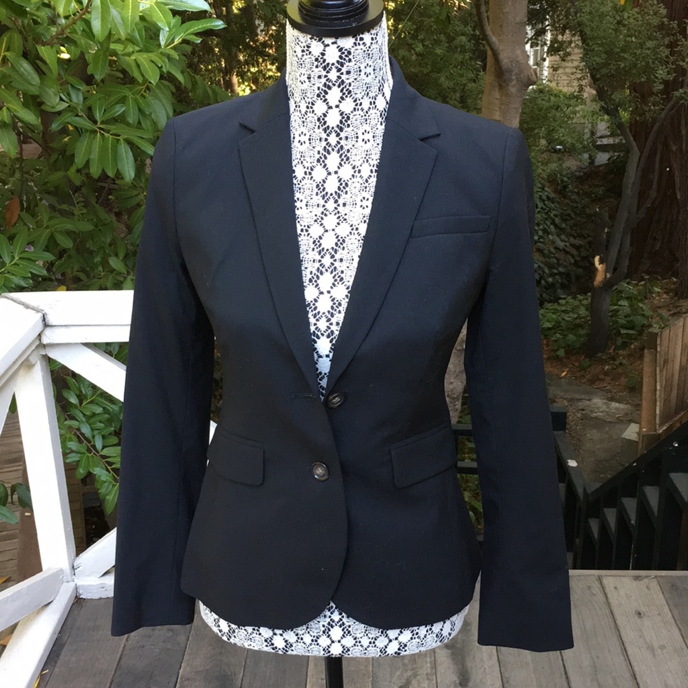 Banana Republic Wool Suit Jacket with Pants Sz 0P
